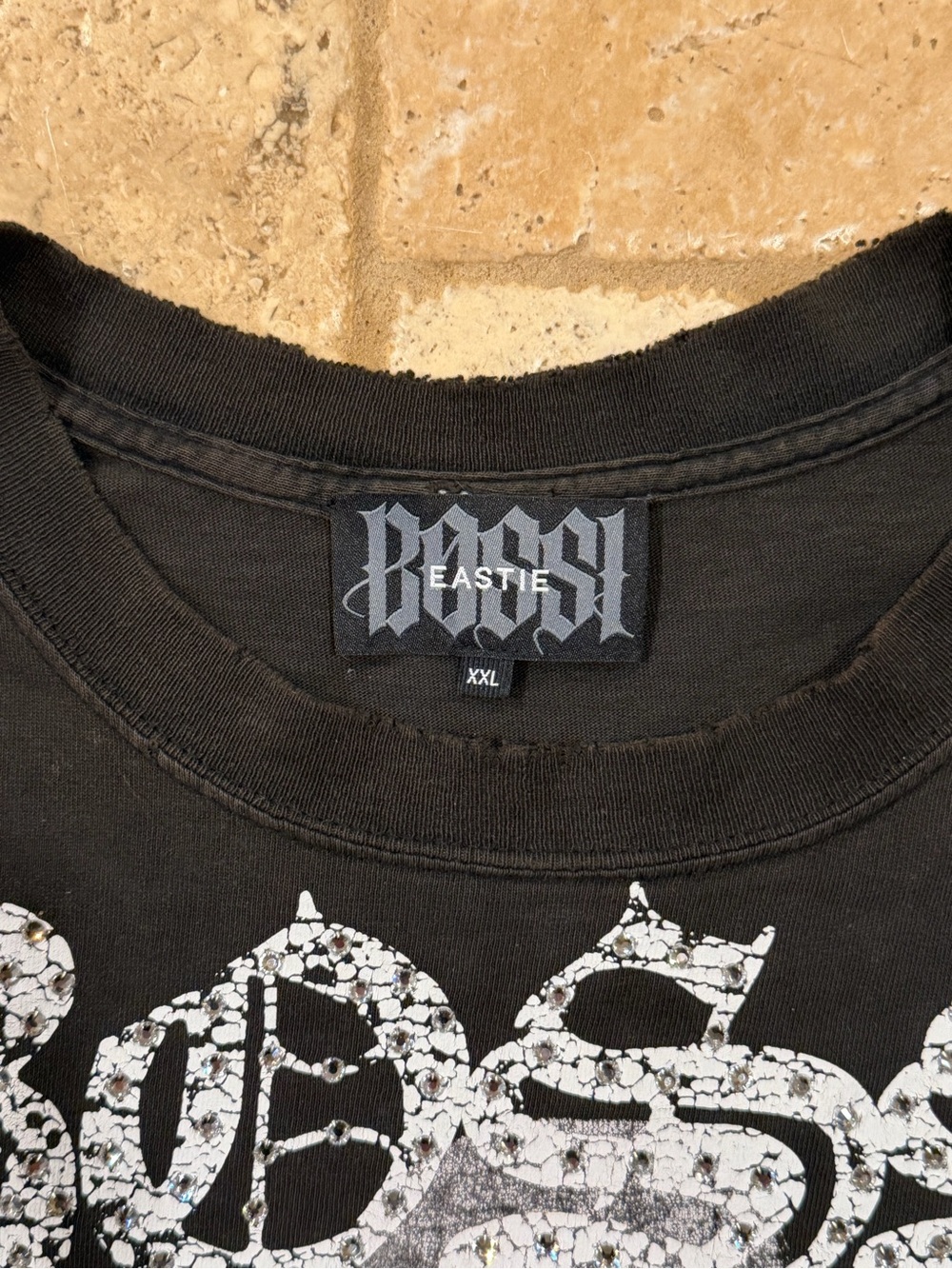 Bossi Rhinestone Embellished Vintage Styles P Ruff Ryders Rap Tee - Picture 13 of 16
